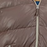 Vorschaubild 4 von Steppweste Kinder Braun Gr. 164 Uni Casual Ärmellos Freizeit Gesteppt