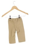 Vorschaubild 2 von Stoffhose Kinder Beige Gr. 80 Baumwolle Uni Casual Klassisch Preppy