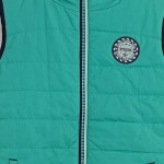 Vorschaubild 4 von Steppweste Kinder Gr. 152 Türkis Polyester Uni Sportlich Ärmellos