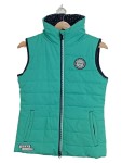 Vorschaubild 1 von Steppweste Kinder Gr. 152 Türkis Polyester Uni Sportlich Ärmellos