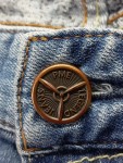 Vorschaubild 3 von Jeans Straight Leg Herren Gr. W33/50/M Blau Baumwolle Uni Casual Logo
