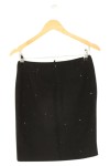 Vorschaubild 2 von Bleistiftrock Damen Gr. 38/M Schwarz Business Elegant