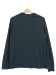Vorschaubild 2 von Langarmshirt Herren Gr. 46/S Schwarz Baumwolle Uni Casual Freizeit