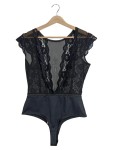Vorschaubild 2 von Body Damen Gr. 38/M Schwarz Uni Feminin Ärmellos Party Frühjahr/Sommer