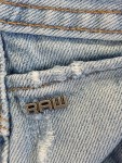 Vorschaubild 3 von Ripped Jeans Damen Gr. W27/36/S Blau Baumwolle Uni Casual Schmal L31