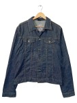 Vorschaubild 1 von Jeansjacke Herren Gr. 52/L Blau Baumwolle Uni Casual Langarm Knopf