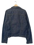 Vorschaubild 2 von Jeansjacke Herren Gr. 52/L Blau Baumwolle Uni Casual Langarm Knopf