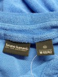 Vorschaubild 3 von Schlafanzug Damen Gr. 40/L Blau Baumwolle Uni Komfortabel Freizeit