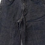 Vorschaubild 4 von Wide Leg Jeans Damen Gr. W24/32/XXS Schwarz Baumwolle Uni Casual Freizeit