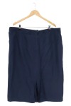 Vorschaubild 1 von Damen Bleistiftrock Blau Gr. 42/XL Elegant Business Baumwolle Midi