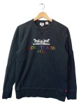 Vorschaubild 1 von Sweatshirt Herren Schwarz Gr. 46/S Baumwolle Schriftzug Casual Langarm