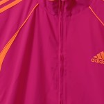 Vorschaubild 4 von Trainingsjacke Herren Gr. 52/L Pink Polyester Uni Sportlich Langarm Logo