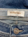 Vorschaubild 3 von Ripped Jeans Damen Blau Gr. W25/34/XS Baumwolle Uni Casual Gerade Knopf L28