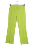 Vorschaubild 1 von Stoffhose Damen Grün Gr. W27/34/XS Baumwolle Uni Farbenfroh Freizeit L29