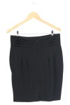 Vorschaubild 2 von Damen Faltenrock Schwarz Business Elegant Gr. 42/XL