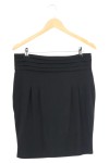 Vorschaubild 1 von Damen Faltenrock Schwarz Business Elegant Gr. 42/XL