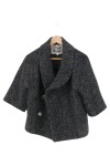 Vorschaubild 1 von Damen Felljacke Grau Vintage Elegant Gr. 36/S Wolle