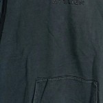 Vorschaubild 5 von Kapuzenpullover Herren Schwarz Gr. 52/L Baumwolle Schriftzug Streetwear