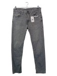 Vorschaubild 1 von Tapered Jeans Herren Gr. W34/50/M Grau Baumwolle Uni Casual Freizeit Logo
