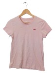 Vorschaubild 1 von T-Shirt Damen Rosa Gr. 34/XS Uni Basic Kurzarm Casual Logo