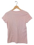 Vorschaubild 2 von T-Shirt Damen Rosa Gr. 34/XS Uni Basic Kurzarm Casual Logo