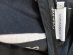 Vorschaubild 3 von T-Shirt Damen Gr. 40/L Schwarz Baumwolle Gestreift Casual Kurzarm