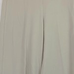 Vorschaubild 4 von Stoffhose Damen Beige Gr. W27/34/XS Viskose Uni Business Minimalistisch