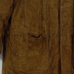 Vorschaubild 4 von Lederjacke Herren Braun Gr. 48/M Uni Klassisch Langarm Freizeit Knopf