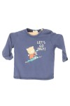 Vorschaubild 1 von Kinder Langarmshirt Gr. 68 Blau Casual Tiger Motiv