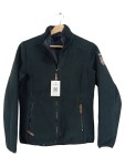 Vorschaubild 1 von Fleecejacke Damen Gr. 34/XS Schwarz Polyester Uni Sportlich Langarm