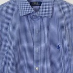 Vorschaubild 4 von Freizeithemd Herren Blau Gr. 44/XL Baumwolle Kariert Casual