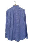 Vorschaubild 2 von Freizeithemd Herren Blau Gr. 44/XL Baumwolle Kariert Casual