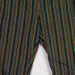 Vorschaubild 4 von Stoffhose Herren Schwarz Gr. W33/48/M Baumwolle Gestreift Sportlich Logo