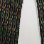 Vorschaubild 5 von Stoffhose Herren Schwarz Gr. W33/48/M Baumwolle Gestreift Sportlich Logo
