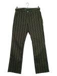 Vorschaubild 1 von Stoffhose Herren Schwarz Gr. W33/48/M Baumwolle Gestreift Sportlich Logo