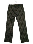 Vorschaubild 2 von Stoffhose Herren Schwarz Gr. W33/48/M Baumwolle Gestreift Sportlich Logo