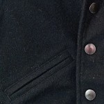 Vorschaubild 4 von Bomberjacke Kinder Gr. 104 Schwarz Polyamid Uni Streetwear Freizeit Nylon