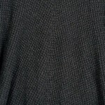 Vorschaubild 5 von Poncho Damen Grau Gr. UNI Wolle Meliert Casual 3/4-Arm Freizeit