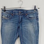 Vorschaubild 4 von Jeans Straight Leg Damen Gr. W26/34/XS Blau Baumwolle Uni Casual Freizeit