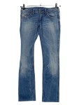 Vorschaubild 1 von Jeans Straight Leg Damen Gr. W26/34/XS Blau Baumwolle Uni Casual Freizeit