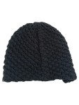 Vorschaubild 2 von Mütze Schirmmütze Strickmütze Beanie Schwarz Polyacryl Uni