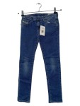 Vorschaubild 1 von Jeans Slim Fit Kinder Blau Gr. 140 Baumwolle Uni Casual Freizeit Logo L28