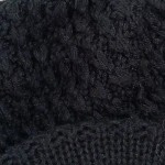 Vorschaubild 4 von Mütze Schirmmütze Strickmütze Beanie Schwarz Polyacryl Uni