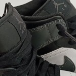 Vorschaubild 4 von High-Top Sneaker Damen Gr. 40 Schwarz Leder Schnürung Streetwear Freizeit