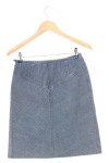 Vorschaubild 2 von Damen A-Linienrock 34/XS Blau Gestreift Klassisch Preppy