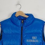 Vorschaubild 4 von Steppweste Kinder Gr. 164 Blau Polyester Uni Sportlich Ärmellos