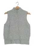 Vorschaubild 1 von Pullunder Damen Gr. 38/M Grau Polyacryl Meliert Modern Ärmellos Casual