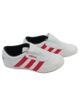 Vorschaubild 1 von Sportschuhe Damen Gr. 40 Weiß Lederimitat Slip-On Sportlich Taekwondo