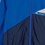 Vorschaubild 4 von Windjacke Kinder Blau Gr. 152 Polyester Uni Sportlich Langarm Freizeit