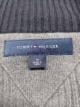 Vorschaubild 3 von Strickjacke Herren Gr. 50/M Grau Baumwolle Meliert Casual Langarm